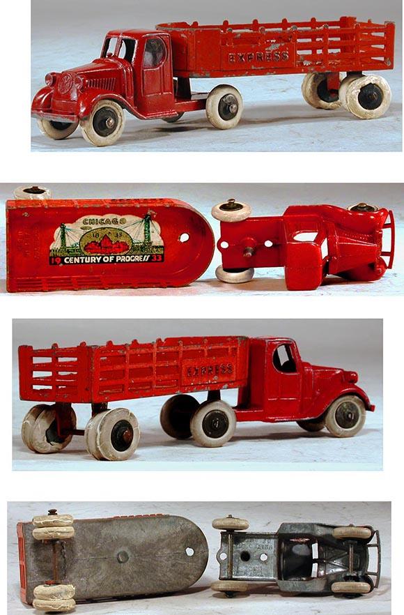 1933 Tootsietoy, Chicago World's Fair, No.801 Mack Express Stake TruckÂ 